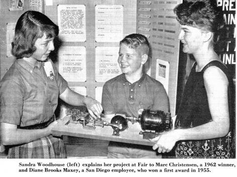 1962 News Photo Science Fair Participants